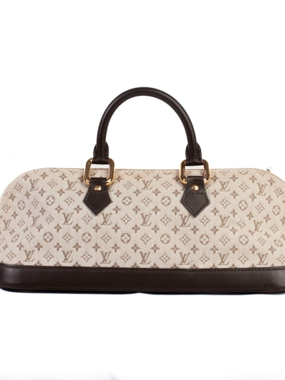 Authentic Louis Vuitton Mini Monogram Alma Long Kaki